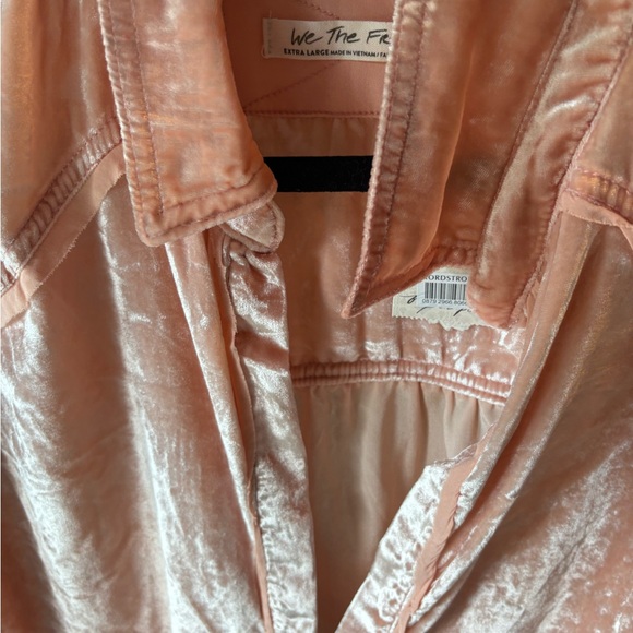NWT Free People Marianne Velvet Shirt - Picture 10 of 10